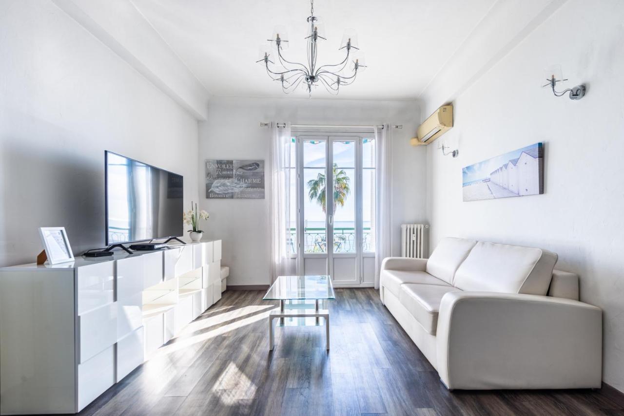 Sea Front Suite - Panoramic View With Terrace - 85 M Nice Extérieur photo